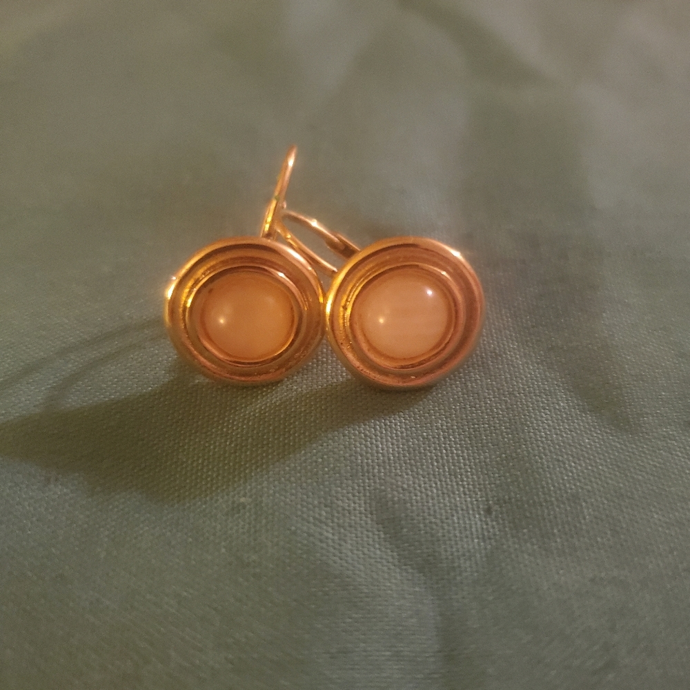 Gold & Pearl Earrings